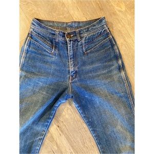 Vintage 70s Marsala fine fashion sports wear jeans